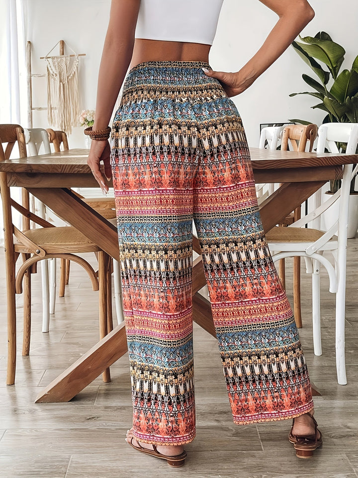 Caroline | Bohemian Wide Leg Pants