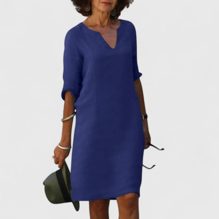 Alayah | Comfortable V-Neck Dress