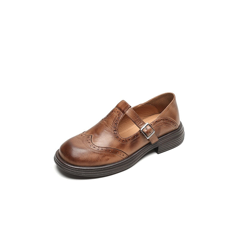 Sasha | Leather Mary Janes
