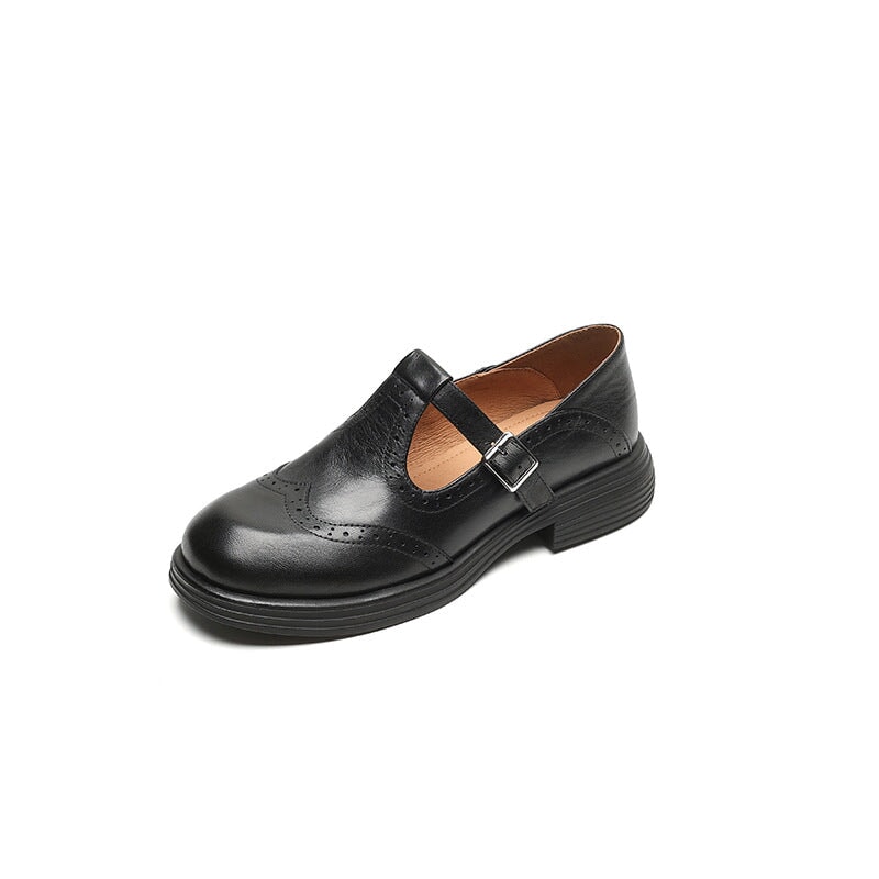 Sasha | Leather Mary Janes