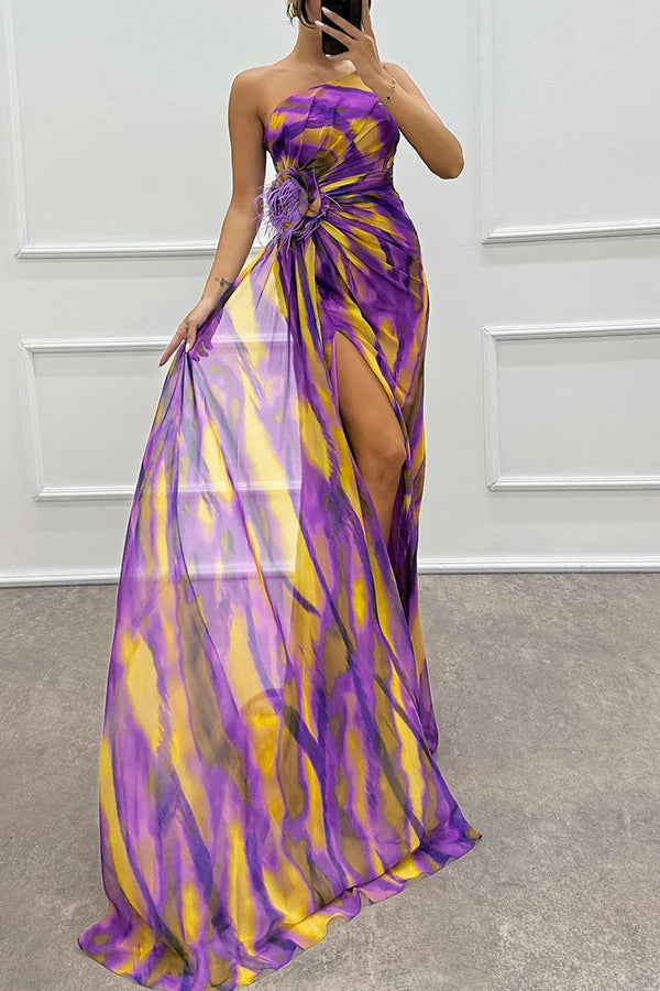 Sandra | Vibrant Draped Dress