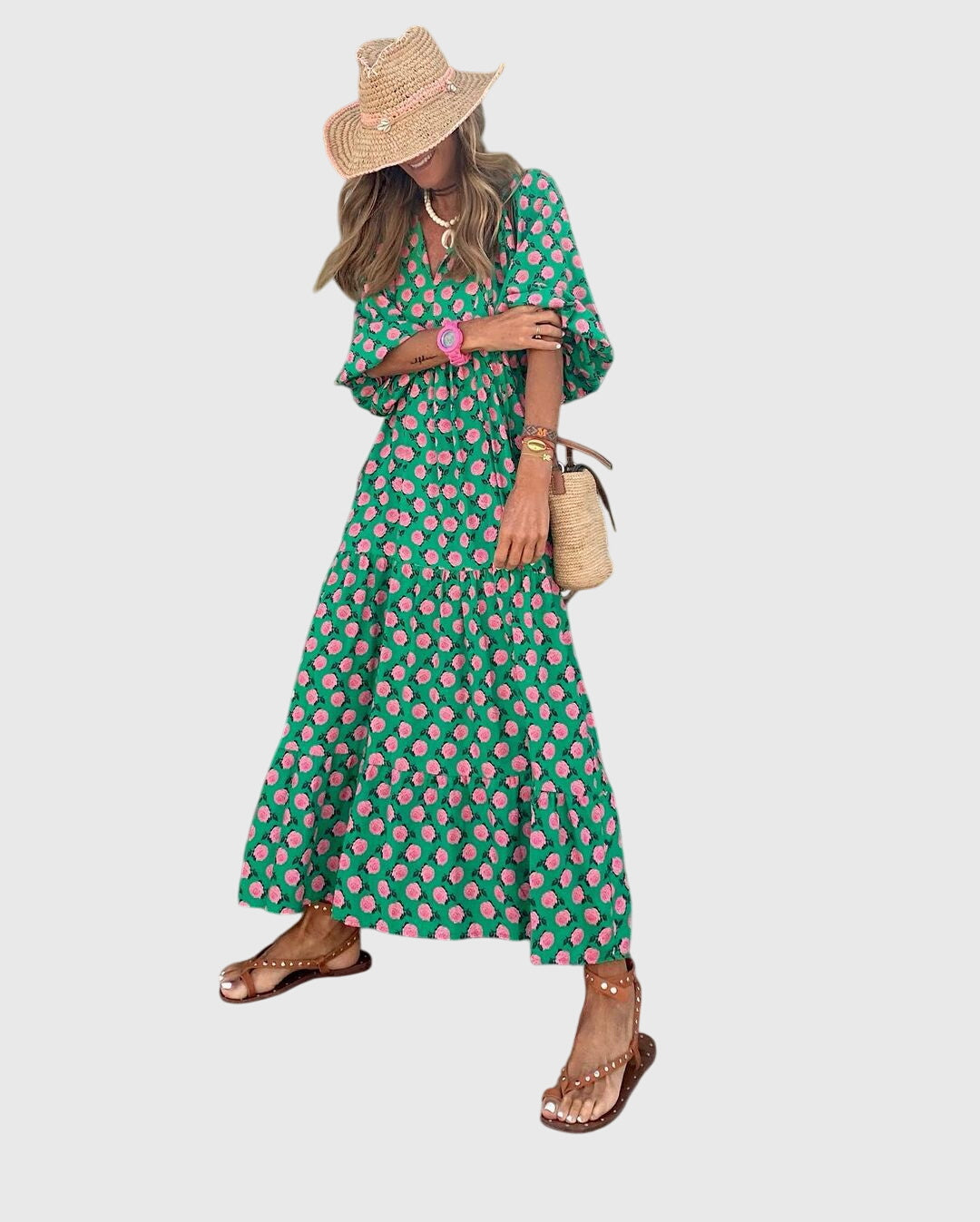 Billie | Boho Maxi Dress