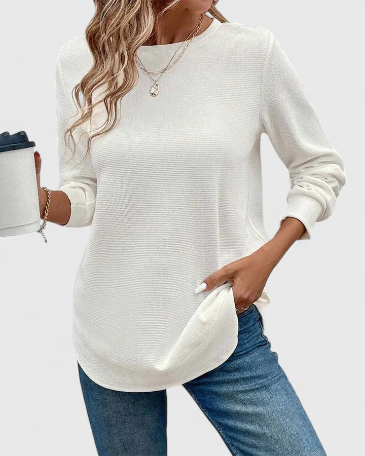 Mariana | Elegant O-Neck Long Sleeve