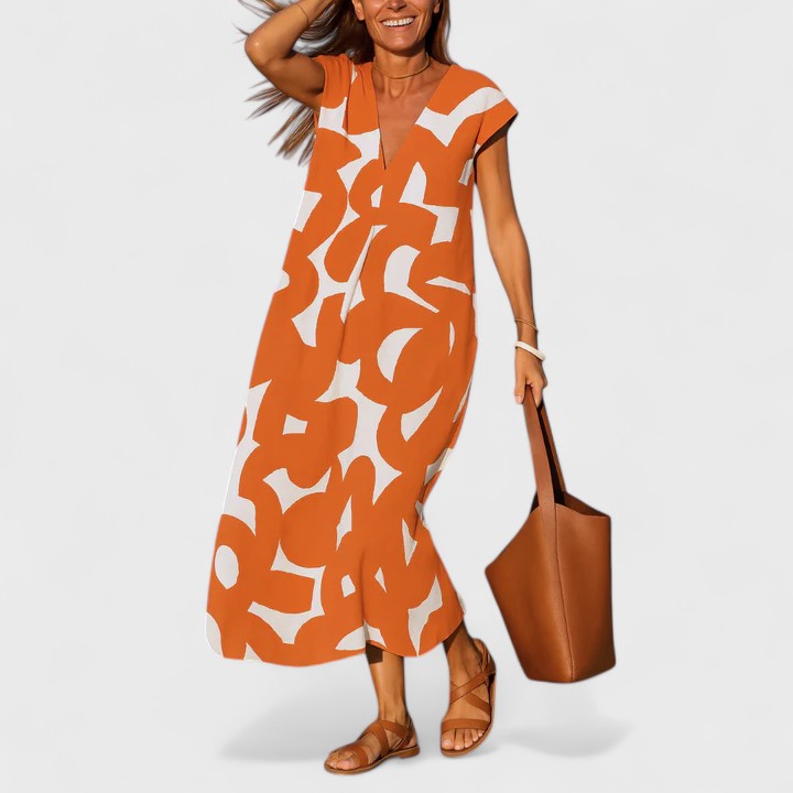 Hope | Flowing V-Neck Dress