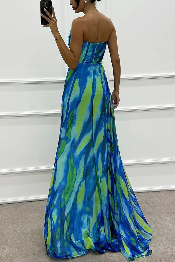 Sandra | Vibrant Draped Dress