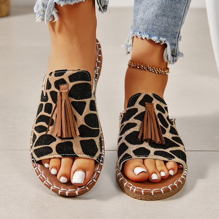 Addison | Boho Tassel Sandals