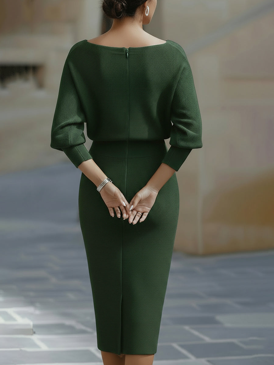 Loretta | Elegant Everyday Midi Dress