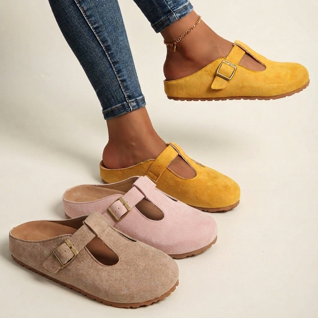 Susan | Comfortable Clogs with a Simple Buckle