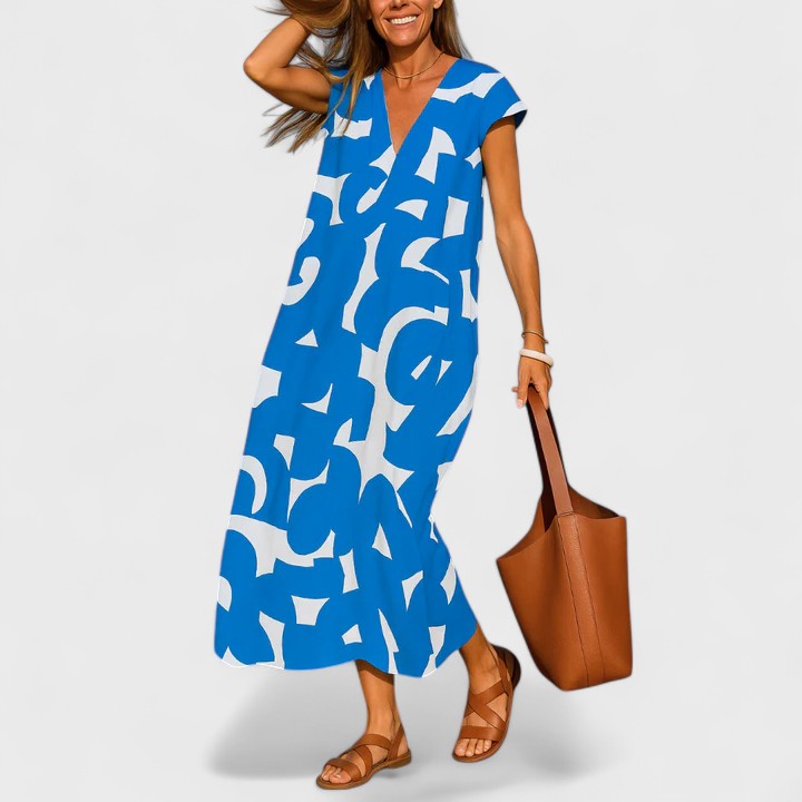 Hope | Flowing V-Neck Dress