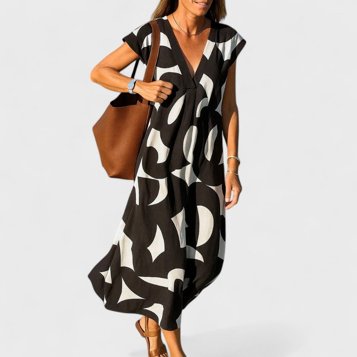 Hope | Flowing V-Neck Dress