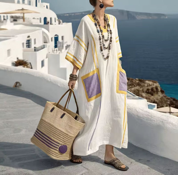 Mary | Long Beach Dress for a Stylish Summer Look