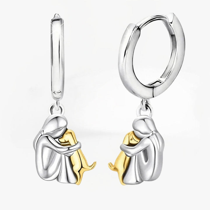 Eleanor Rose | Dog Embrace Earrings
