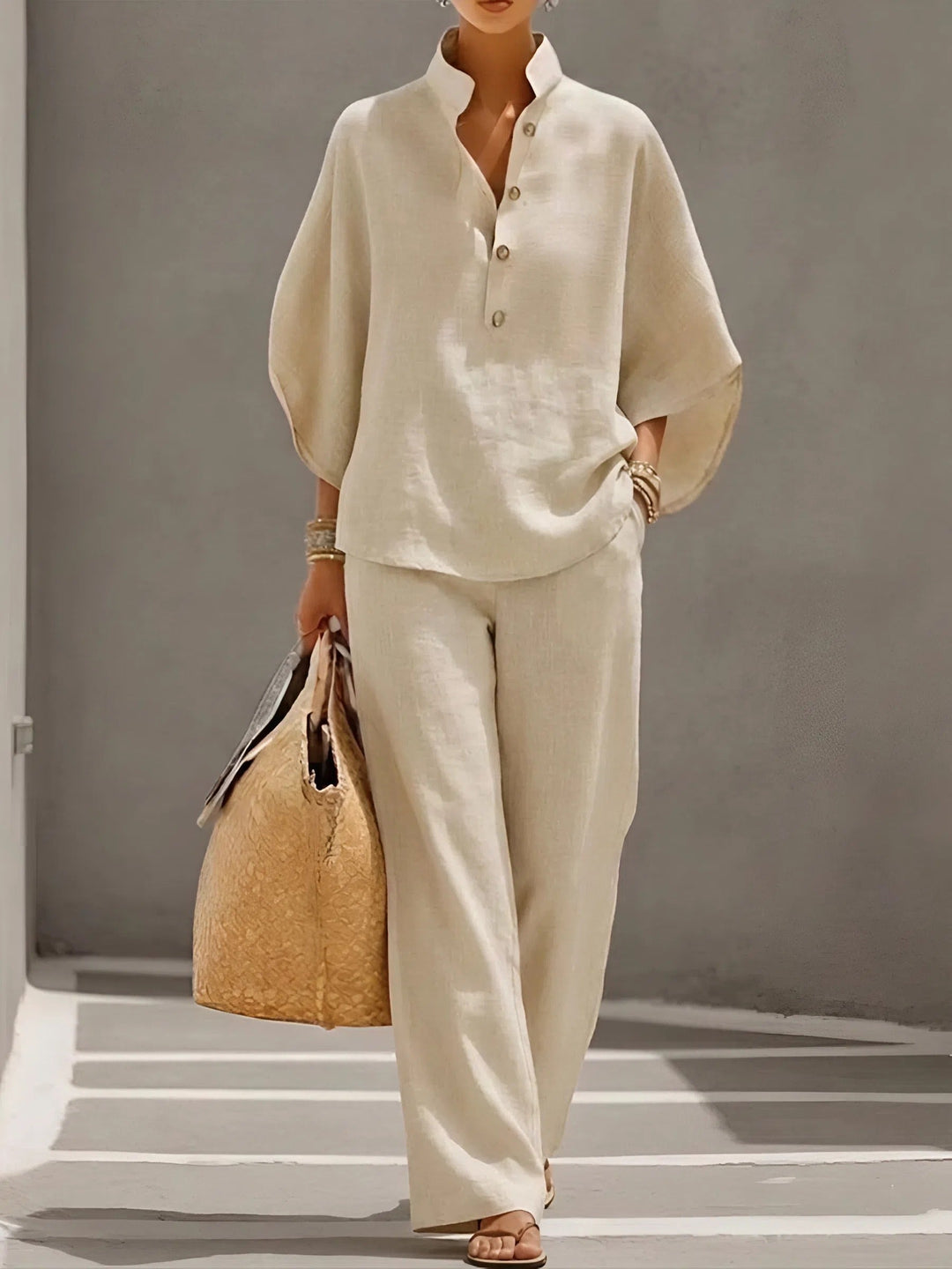 Elaine | Linen Cotton Two-Piece Set
