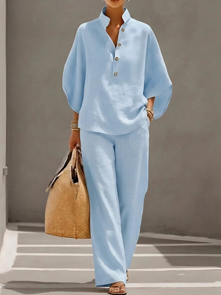 Elaine | Linen Cotton Two-Piece Set