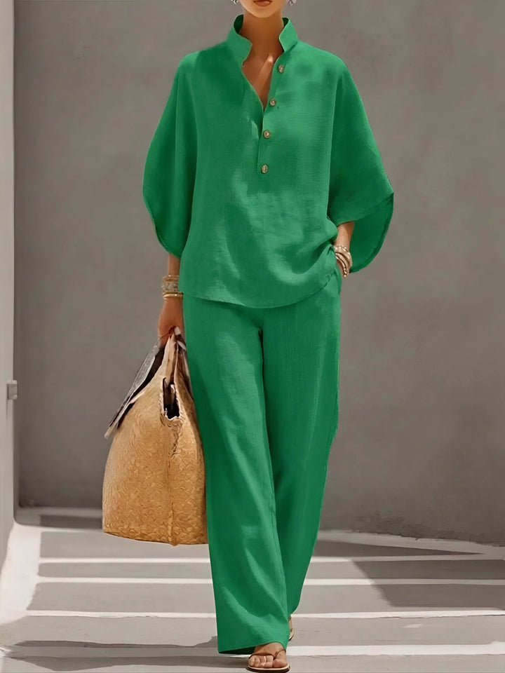 Elaine | Linen Cotton Two-Piece Set