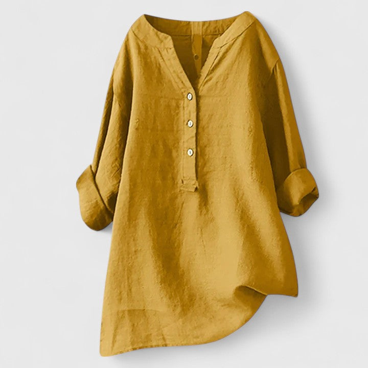 Elanor | Elegant Button-Front Shirt