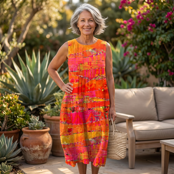 Marielle | Tropical Midi Dress