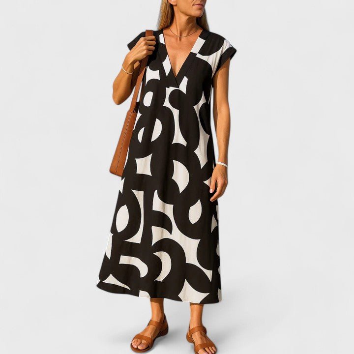 Hope | Flowing V-Neck Dress