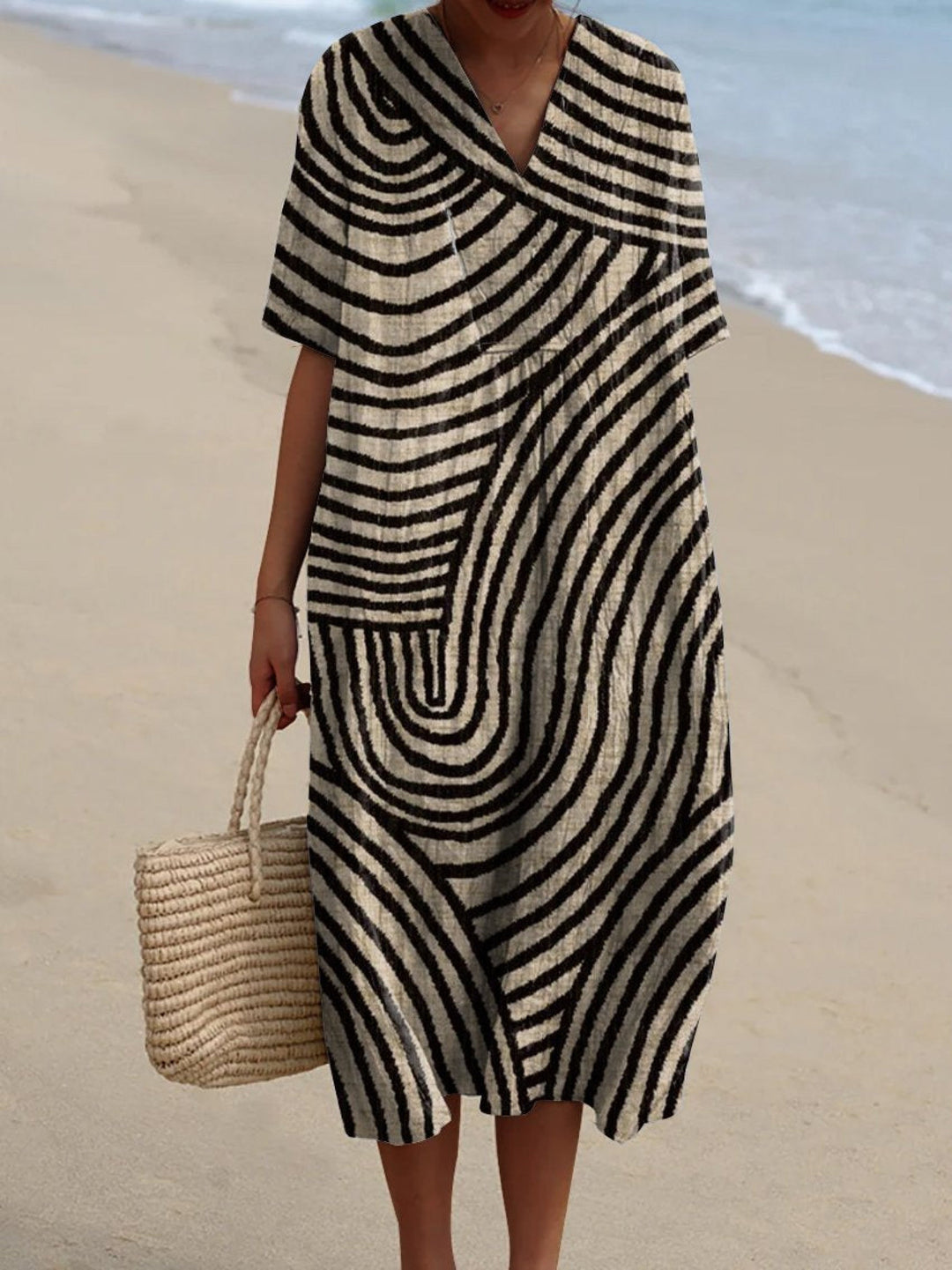 Jinte | Artistic Print Dress