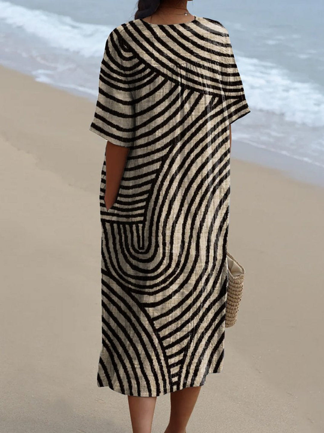 Jinte | Artistic Print Dress
