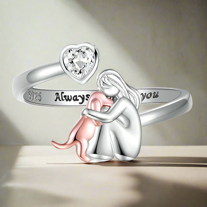 Eleanor Rose | Dog Embrace Ring (Rose)